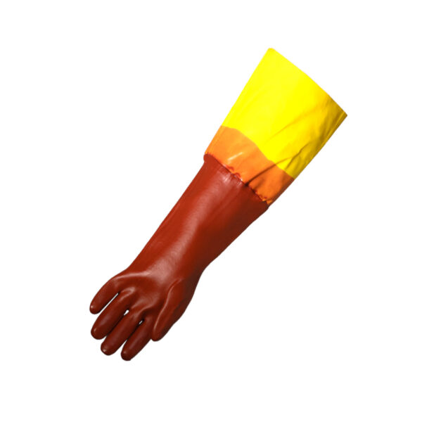 SABS CHEMICAL/ACID PVC GLOVE 60CM | Goldmine Glove Manufacturers